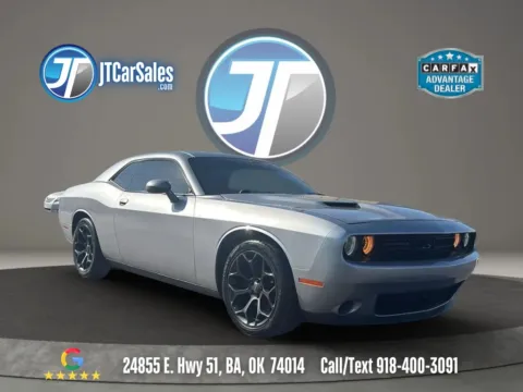 Silver 2016 Dodge Challenger SXT Coupe 2D for sale in Broken Arrow, OK