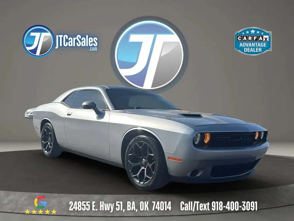 Silver 2016 Dodge Challenger SXT Coupe 2D for sale in Broken Arrow, OK