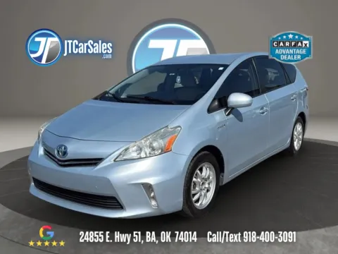 Blue 2014 Toyota Prius v Three Wagon 4D for sale in Broken Arrow, OK