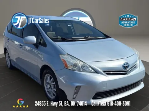 Black 2014 Toyota Prius v Three Wagon 4D for sale in Broken Arrow, OK