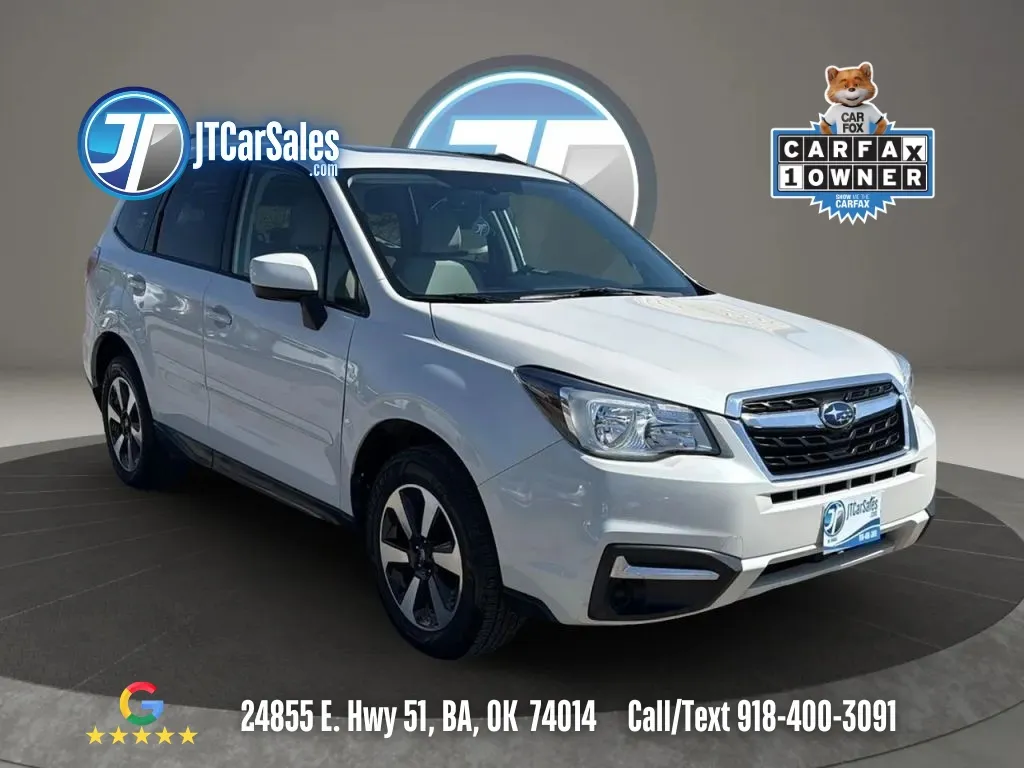 White 2017 Subaru Forester 2.5i Premium Sport Utility 4D for sale in Broken Arrow, OK