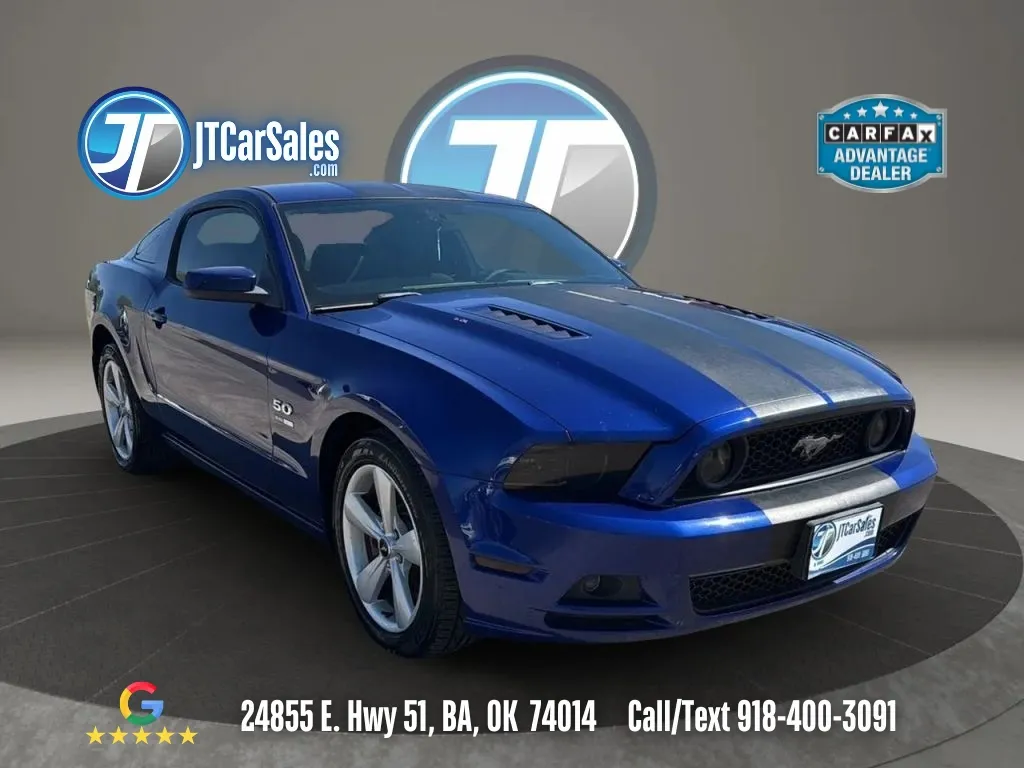 Blue 2014 Ford Mustang GT Coupe 2D for sale in Broken Arrow, OK