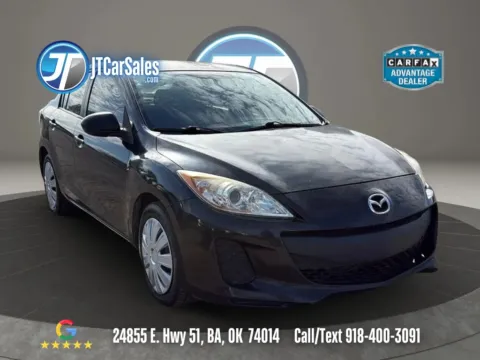Black 2012 MAZDA MAZDA3 i Sport Sedan 4D for sale in Broken Arrow, OK
