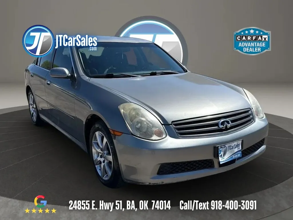 純銀64.2g Used 2005 INFINITI G 35x Sedan 4D for sale in Broken Arrow, OK at
