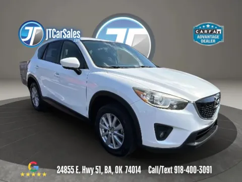White 2015 MAZDA CX-5 Touring Sport Utility 4D for sale in Broken Arrow, OK