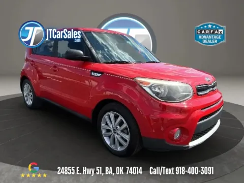 Red 2017 Kia Soul + Wagon 4D for sale in Broken Arrow, OK