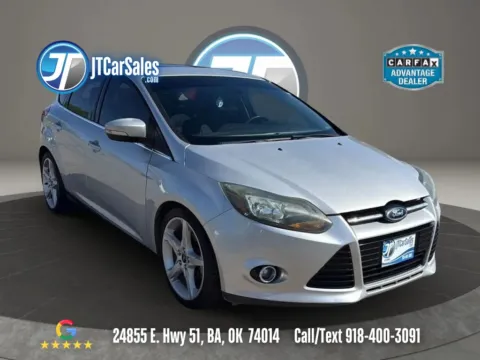 Silver 2012 Ford Focus Titanium Hatchback 4D for sale in Broken Arrow, OK