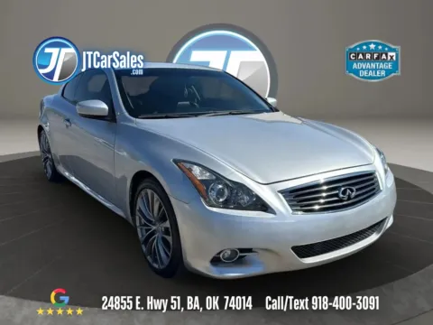 Silver 2012 INFINITI G 37 Journey Coupe 2D for sale in Broken Arrow, OK