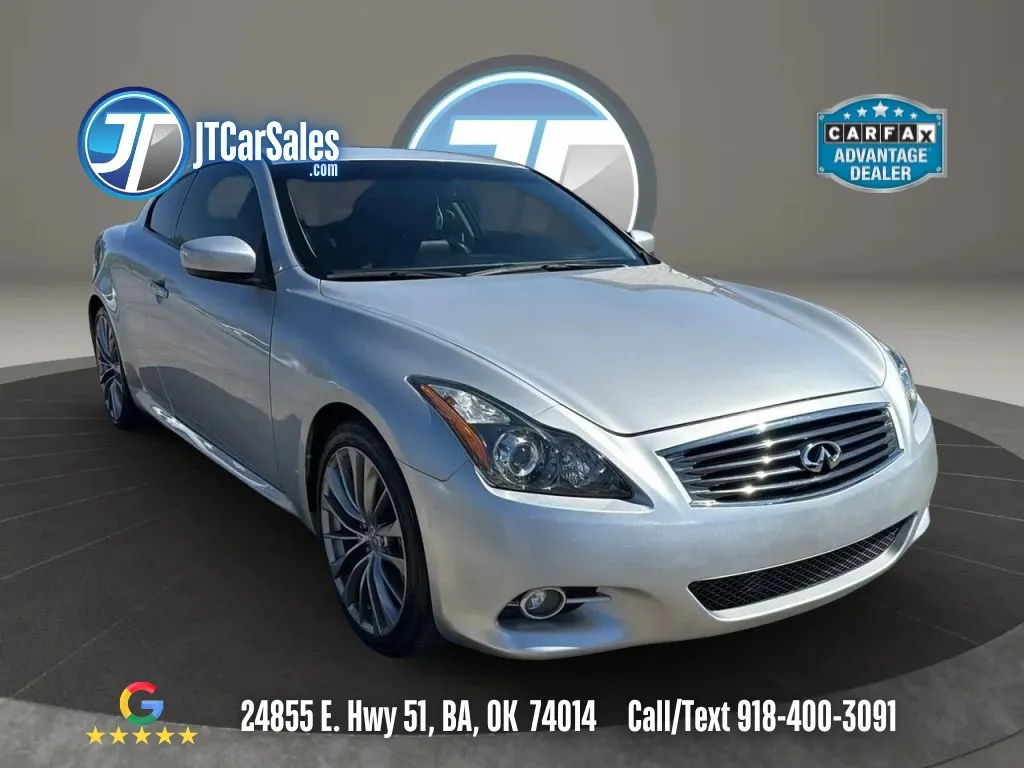 Silver 2012 INFINITI G 37 Journey Coupe 2D for sale in Broken Arrow, OK