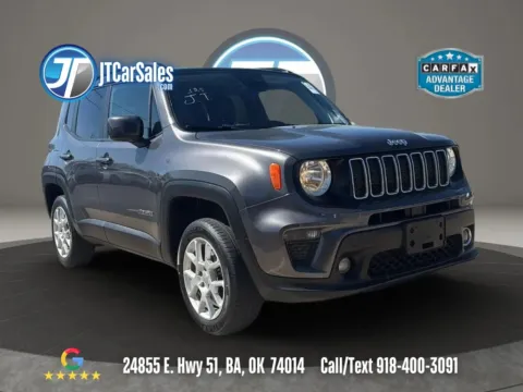 Gray 2019 Jeep Renegade Latitude Sport Utility 4D for sale in Broken Arrow, OK