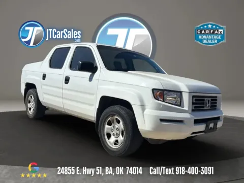 White 2007 Honda Ridgeline RT Pickup 4D 5 ft for sale in Broken Arrow, OK