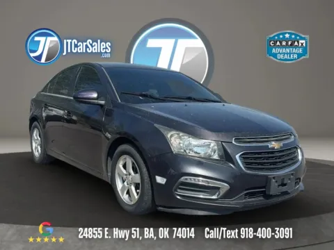 Black 2016 Chevrolet Cruze Limited 1LT Sedan 4D for sale in Broken Arrow, OK