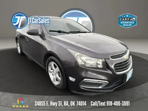 Black 2016 Chevrolet Cruze Limited 1LT Sedan 4D for sale in Broken Arrow, OK