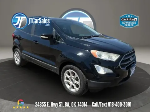 Black 2019 Ford EcoSport SE Sport Utility 4D for sale in Broken Arrow, OK