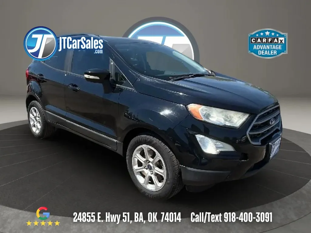 Black 2019 Ford EcoSport SE Sport Utility 4D for sale in Broken Arrow, OK