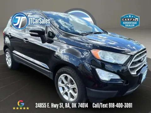 Black 2019 Ford EcoSport SE Sport Utility 4D for sale in Broken Arrow, OK