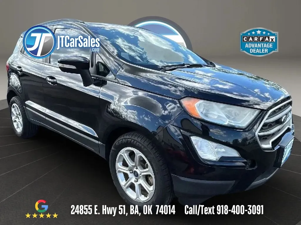 Black 2019 Ford EcoSport SE Sport Utility 4D for sale in Broken Arrow, OK