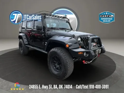 Black 2010 Jeep Wrangler Unlimited Sport SUV 4D for sale in Broken Arrow, OK