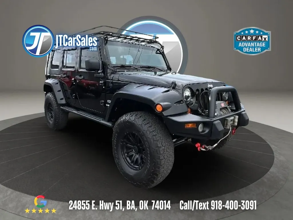 Black 2010 Jeep Wrangler Unlimited Sport SUV 4D for sale in Broken Arrow, OK