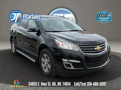 Black 2017 Chevrolet Traverse LT Sport Utility 4D for sale in Broken Arrow, OK