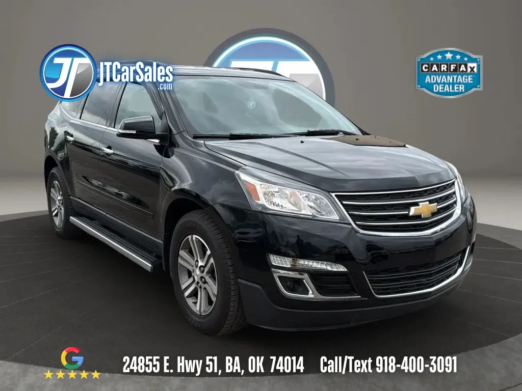 Black 2017 Chevrolet Traverse LT Sport Utility 4D for sale in Broken Arrow, OK