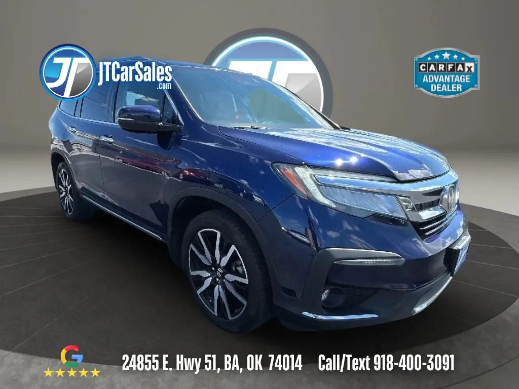 Blue 2019 Honda Pilot Touring Sport Utility 4D for sale in Broken Arrow, OK