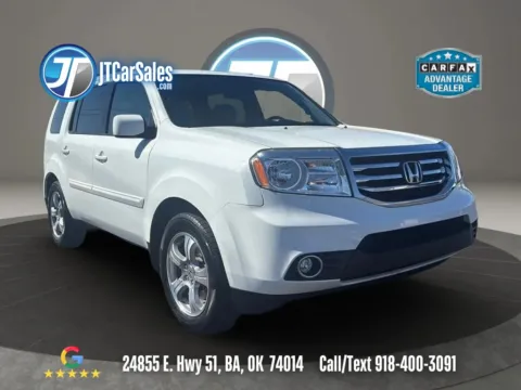 White 2015 Honda Pilot EX-L Sport Utility 4D for sale in Broken Arrow, OK