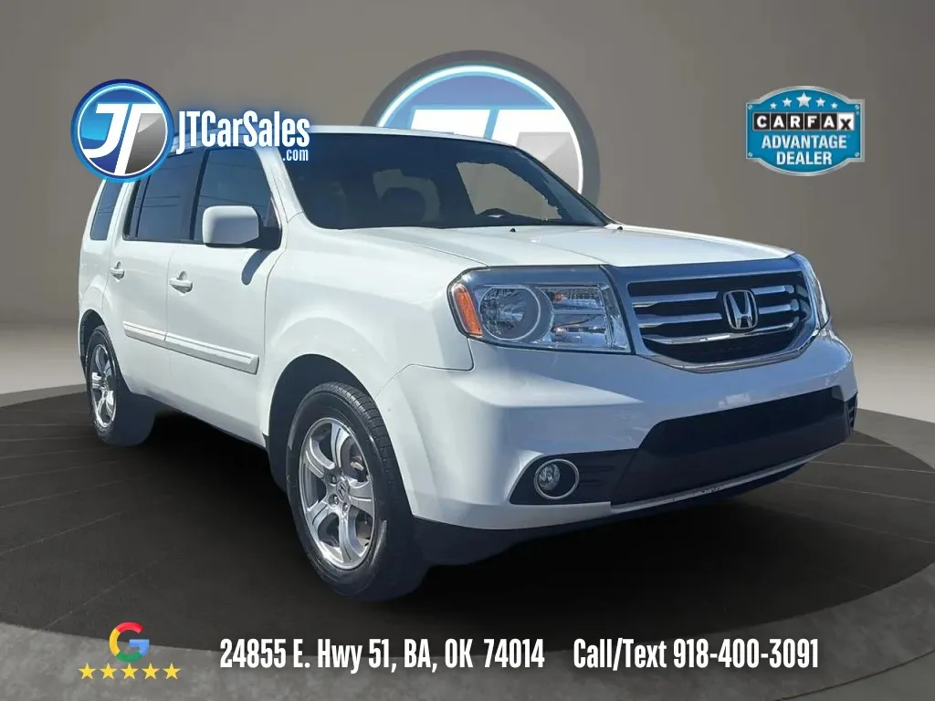 White 2015 Honda Pilot EX-L Sport Utility 4D for sale in Broken Arrow, OK