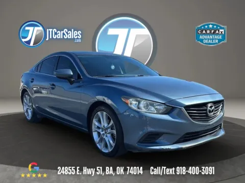 Blue 2015 MAZDA MAZDA6 i Touring Sedan 4D for sale in Broken Arrow, OK