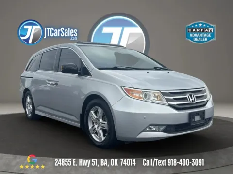 Silver 2013 Honda Odyssey Touring Elite Minivan 4D for sale in Broken Arrow, OK