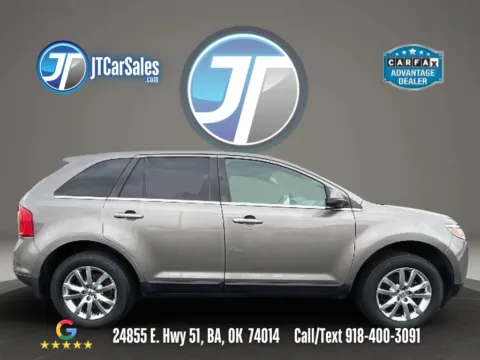 Gray 2014 Ford Edge Limited Sport Utility 4D for sale in Broken Arrow, OK