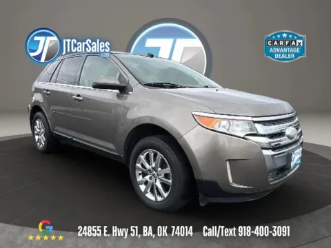 Gray 2014 Ford Edge Limited Sport Utility 4D for sale in Broken Arrow, OK
