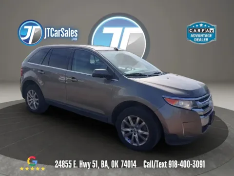 Gray 2014 Ford Edge Limited Sport Utility 4D for sale in Broken Arrow, OK