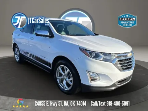White 2019 Chevrolet Equinox Premier Sport Utility 4D for sale in Broken Arrow, OK