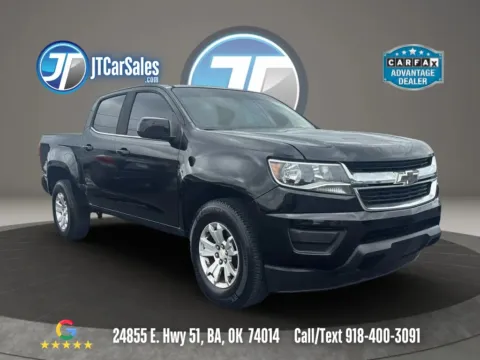 Black 2017 Chevrolet Colorado Crew Cab LT Pickup 4D 5 ft for sale in Broken Arrow, OK