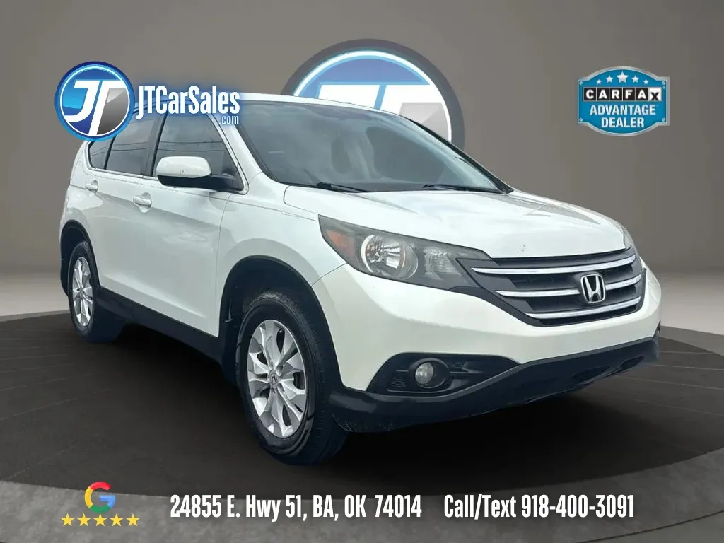 White 2012 Honda CR-V EX Sport Utility 4D for sale in Broken Arrow, OK