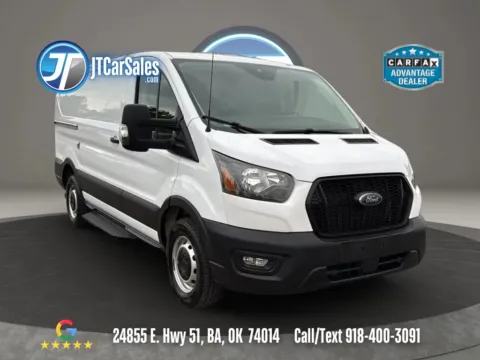 White 2021 Ford Transit 250 Cargo Van Low Roof w/RWB Van 3D for sale in Broken Arrow, OK
