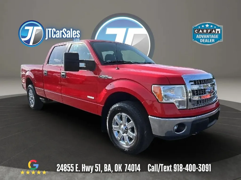 Red 2014 Ford F-150 SuperCrew Cab XLT Pickup 4D 6 1/2 ft for sale in Broken Arrow, OK