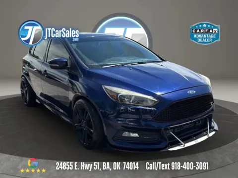 Blue 2016 Ford Focus ST Hatchback 4D for sale in Broken Arrow, OK
