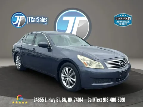 Blue 2009 INFINITI G 37 Journey Sedan 4D for sale in Broken Arrow, OK