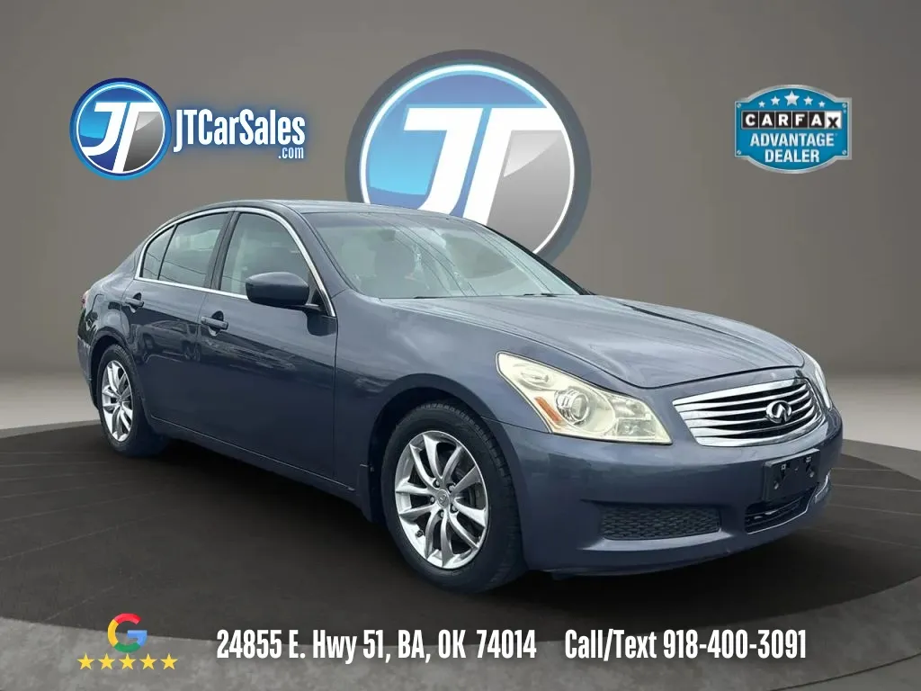 Blue 2009 INFINITI G 37 Journey Sedan 4D for sale in Broken Arrow, OK
