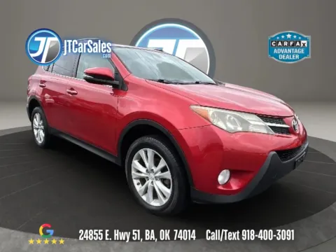 Red 2014 Toyota RAV4 Limited Sport Utility 4D for sale in Broken Arrow, OK