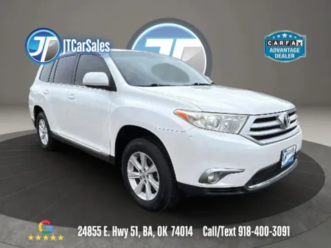 White 2013 Toyota Highlander SE Sport Utility 4D for sale in Broken Arrow, OK