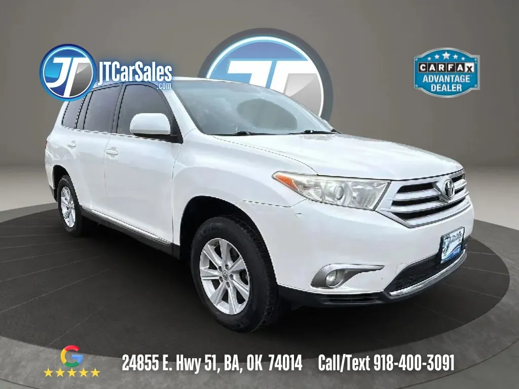 White 2013 Toyota Highlander SE Sport Utility 4D for sale in Broken Arrow, OK