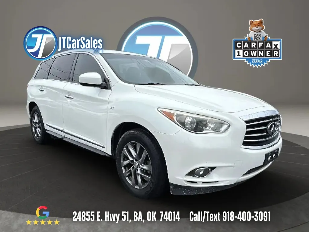 White 2015 INFINITI QX60 3.5 Sport Utility 4D for sale in Broken Arrow, OK