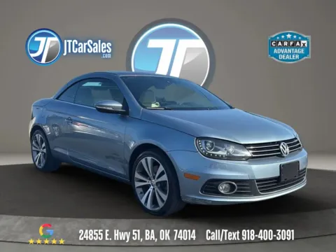 Blue 2013 Volkswagen Eos Executive Convertible 2D for sale in Broken Arrow, OK