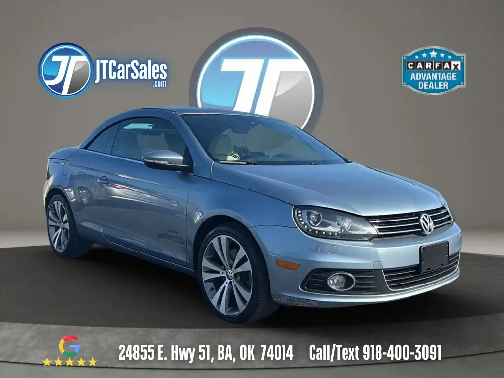 Blue 2013 Volkswagen Eos Executive Convertible 2D for sale in Broken Arrow, OK
