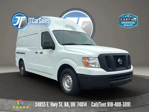 White 2017 Nissan NV2500 HD Cargo S Van 3D for sale in Broken Arrow, OK