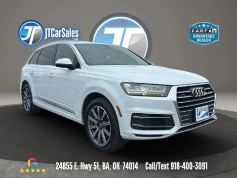 White 2017 Audi Q7 2.0T Premium Plus Sport Utility 4D for sale in Broken Arrow, OK