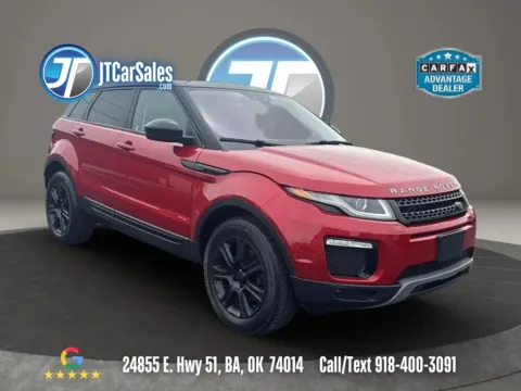 Red 2018 Land Rover Range Rover Evoque SE Sport Utility 4D for sale in Broken Arrow, OK